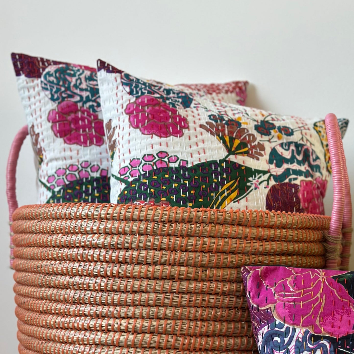 Cushion Cover — White Florals