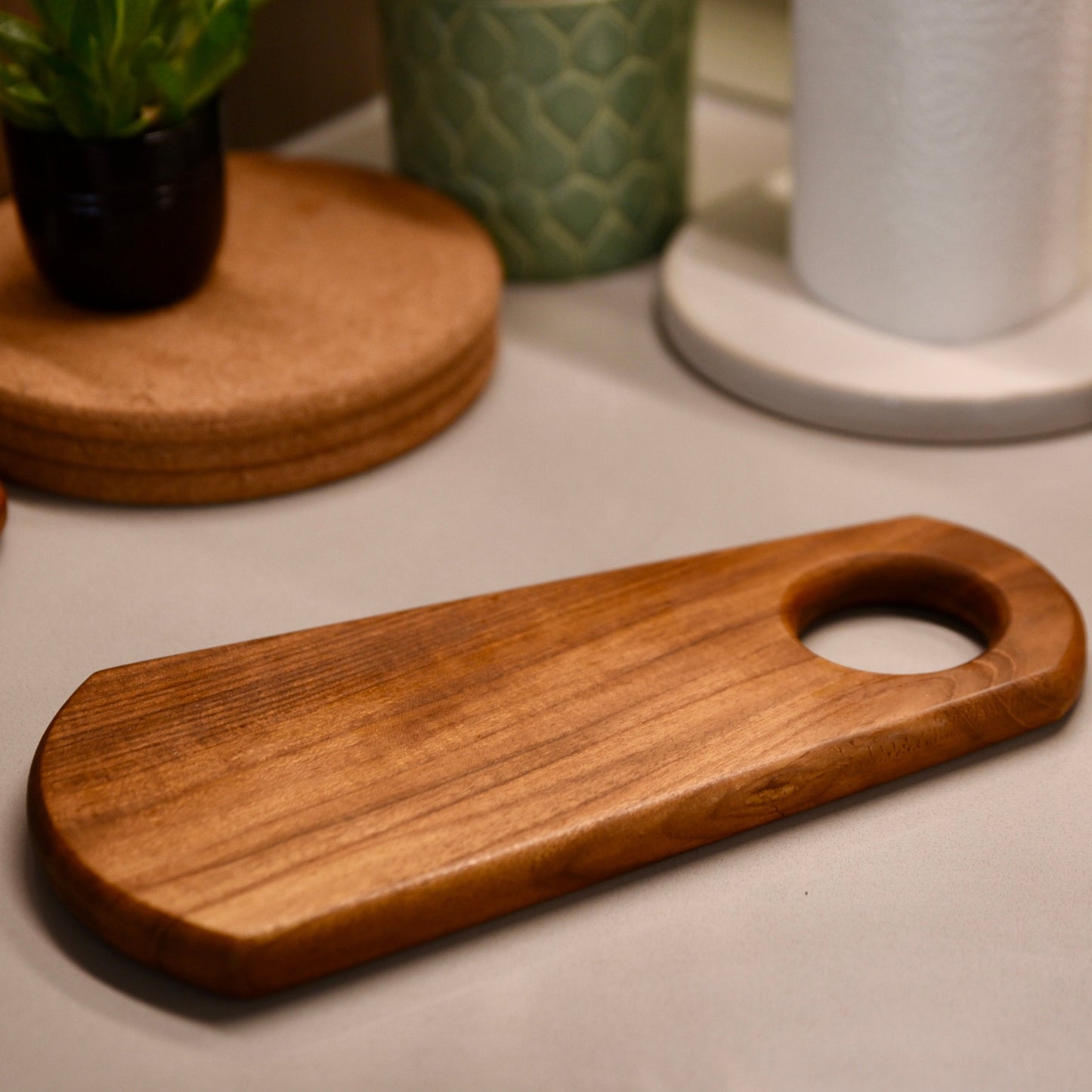 Paddle Board – Personal Sized, Teak Wood, No Joints