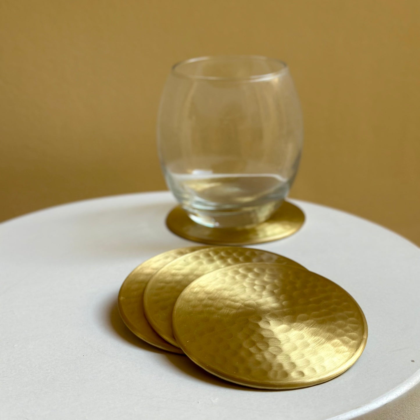 Hammered Coasters - Set of 4