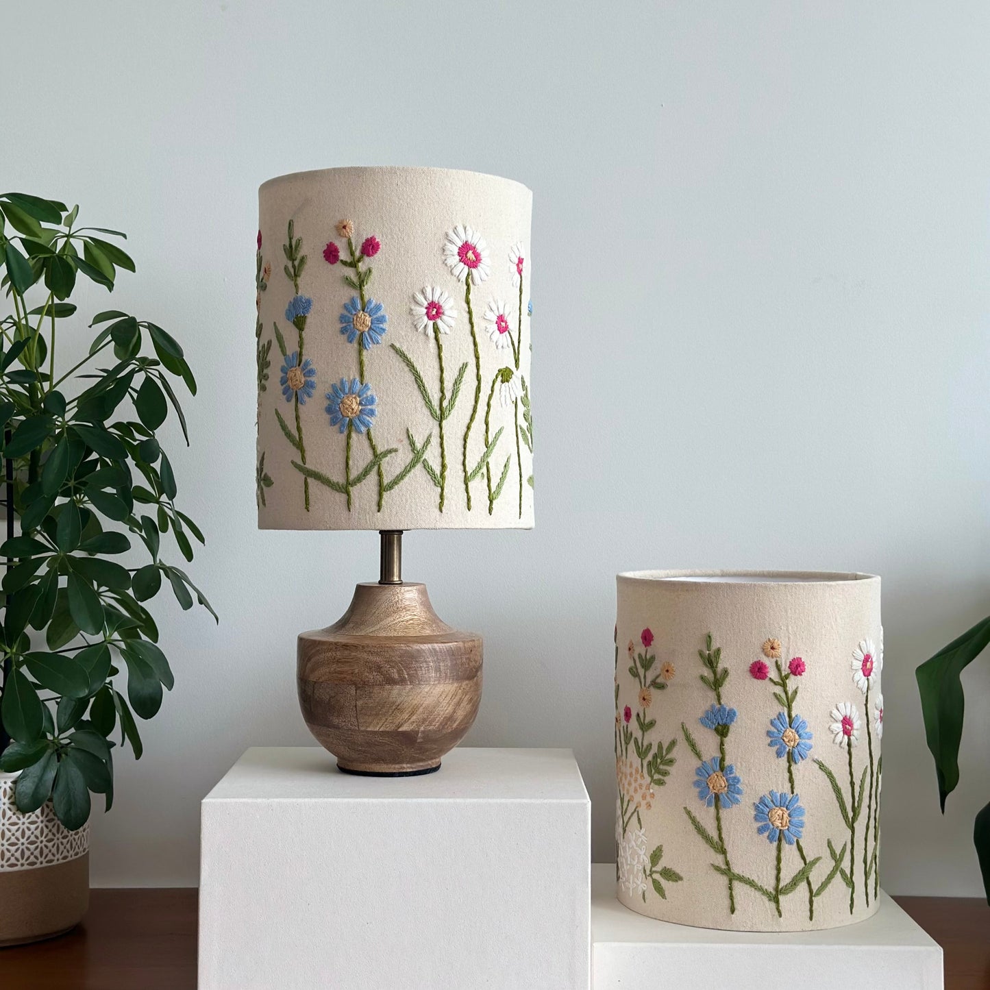 Hand Embroidered Lampshade