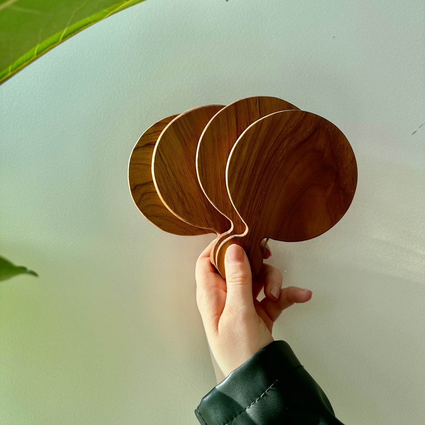 Teak Wood Coasters – Set of 2