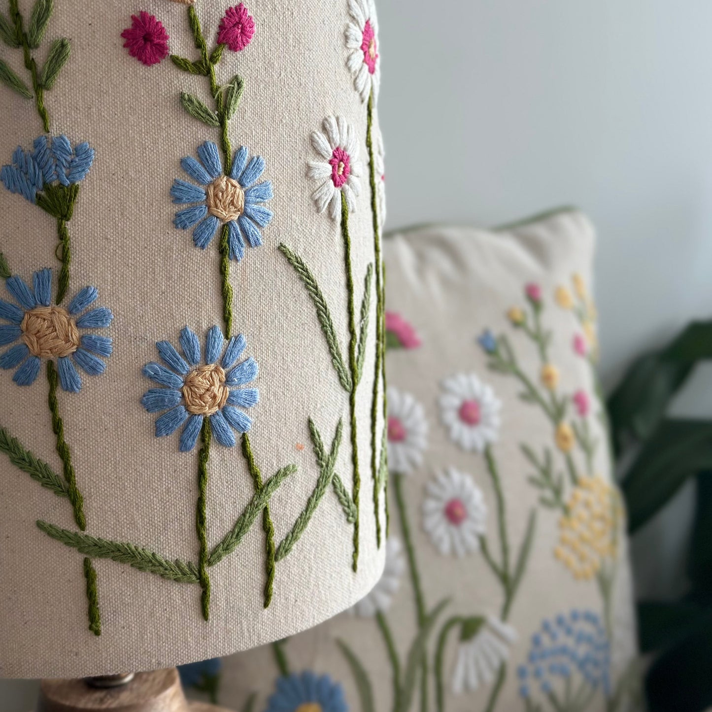 Hand Embroidered Lampshade