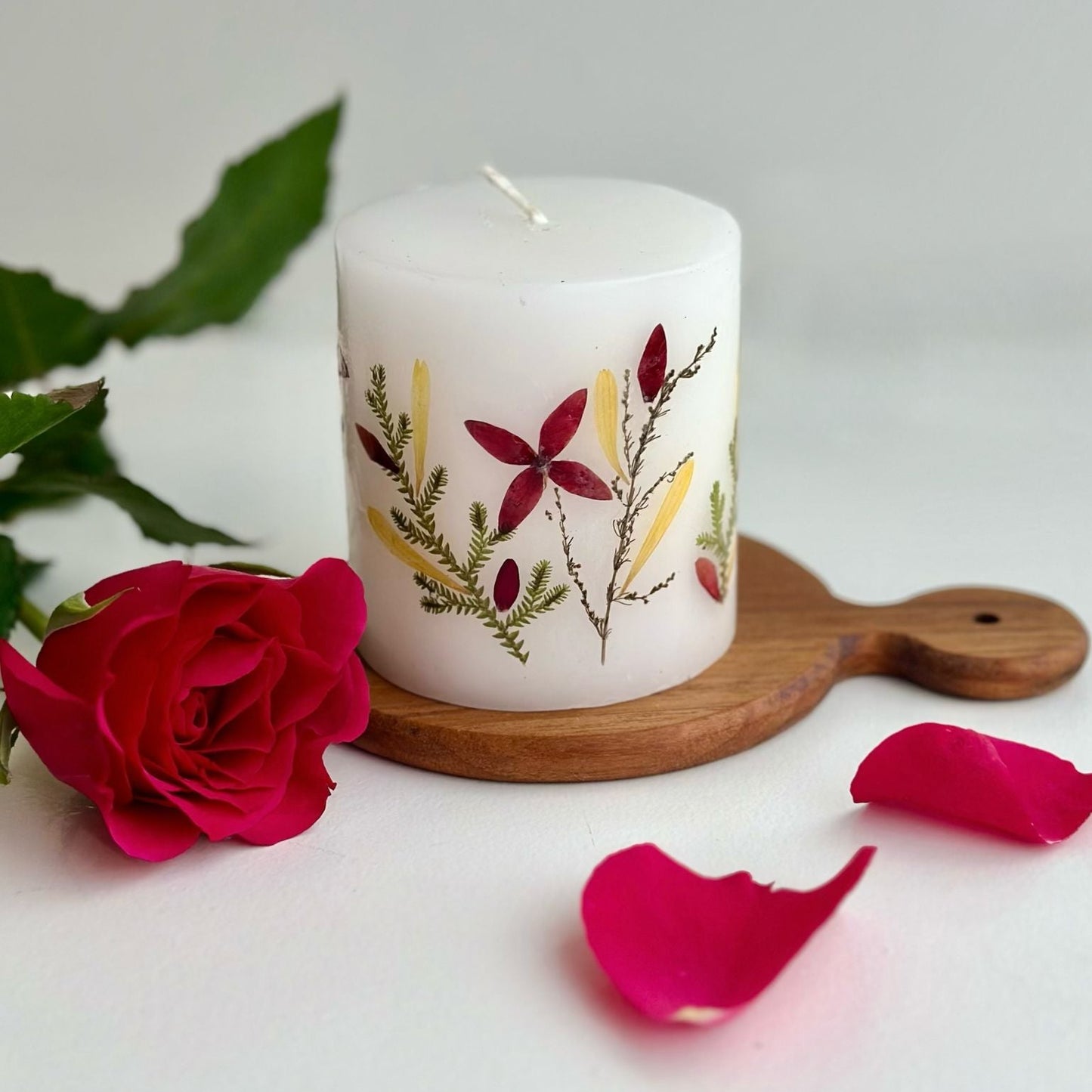 Pressed Petals Soy Candle