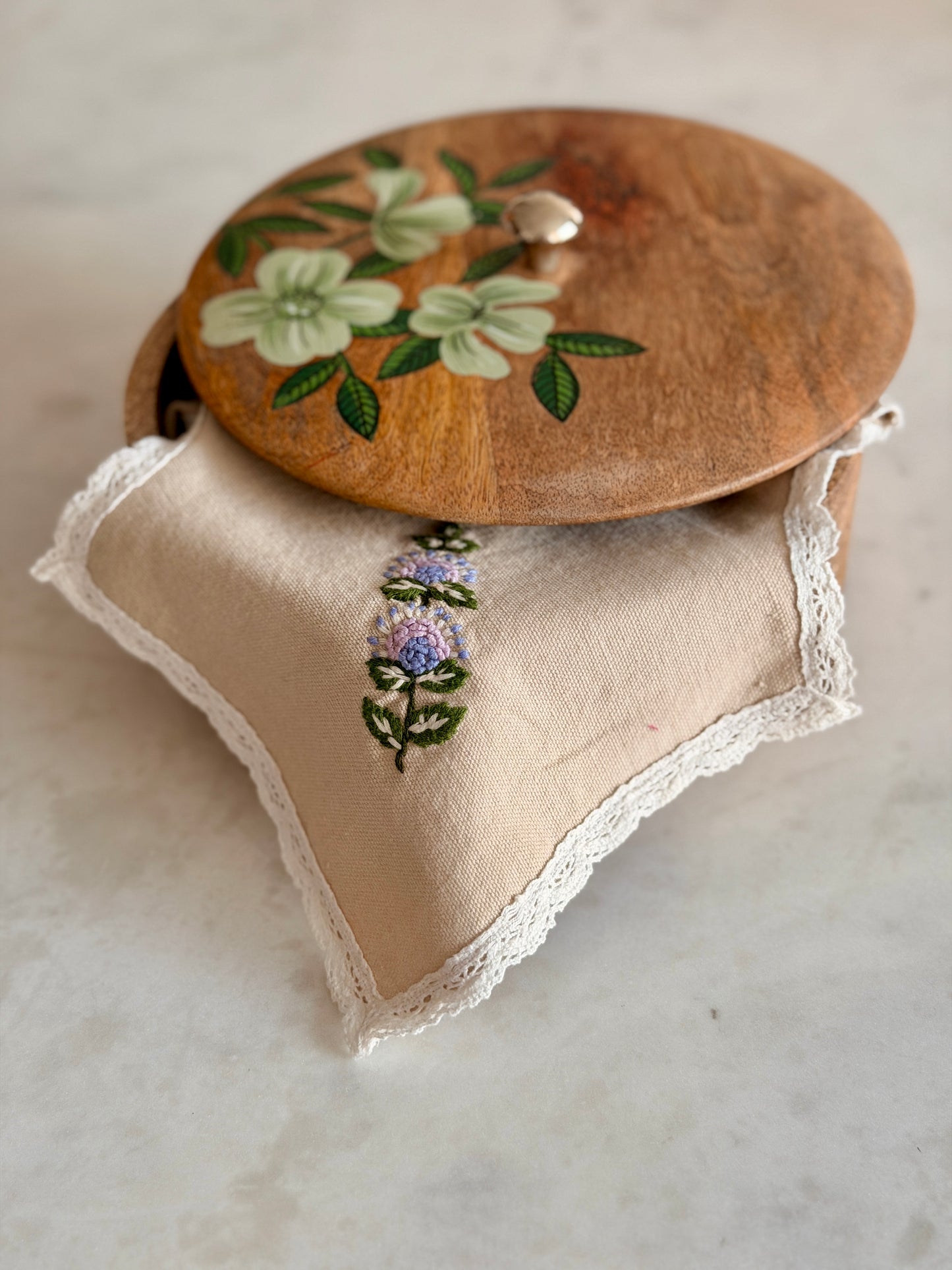 Hand Embroidered Roti Cover
