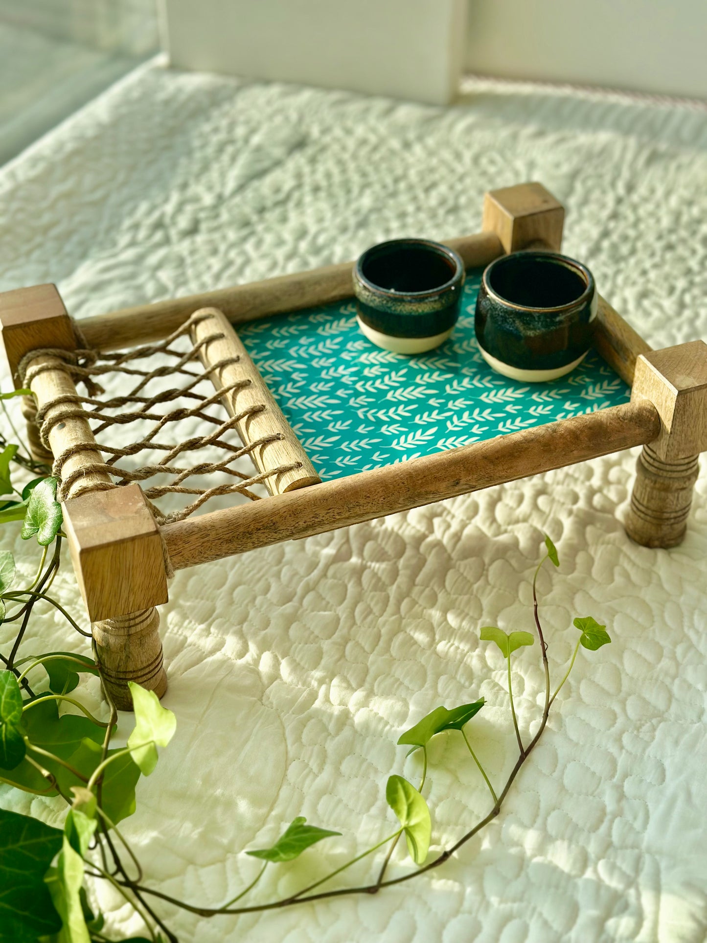 Charpayi Serving Tray