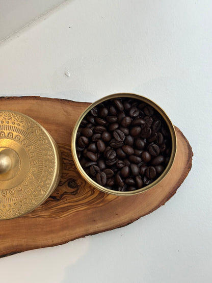 Brass Jars - Tea & Sugar Heritage Set