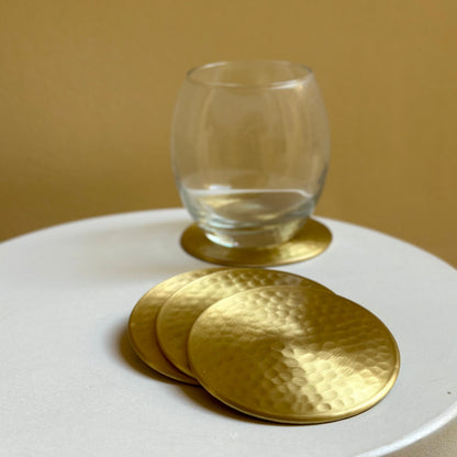 Hammered Coasters - Set of 4