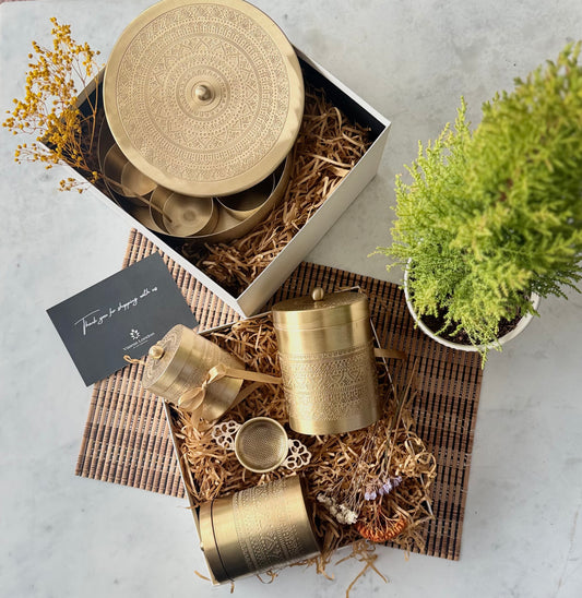 Brass Pantry Gift Set