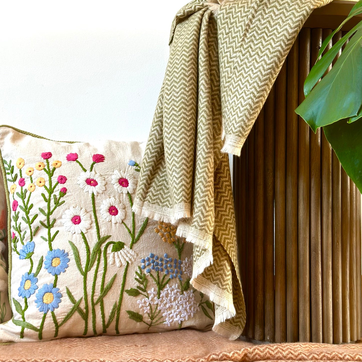 Hand Embroided Cushion Covers