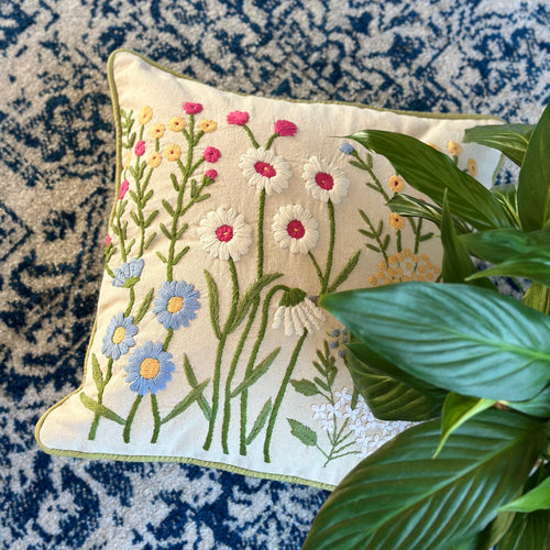 Kusuma Cushion Cover in Colourful Meadow