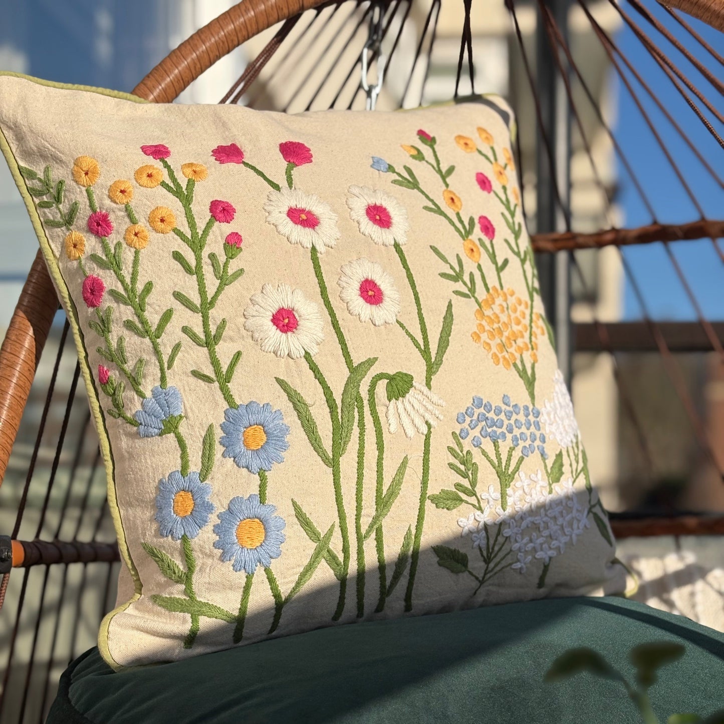 Hand Embroided Cushion Covers