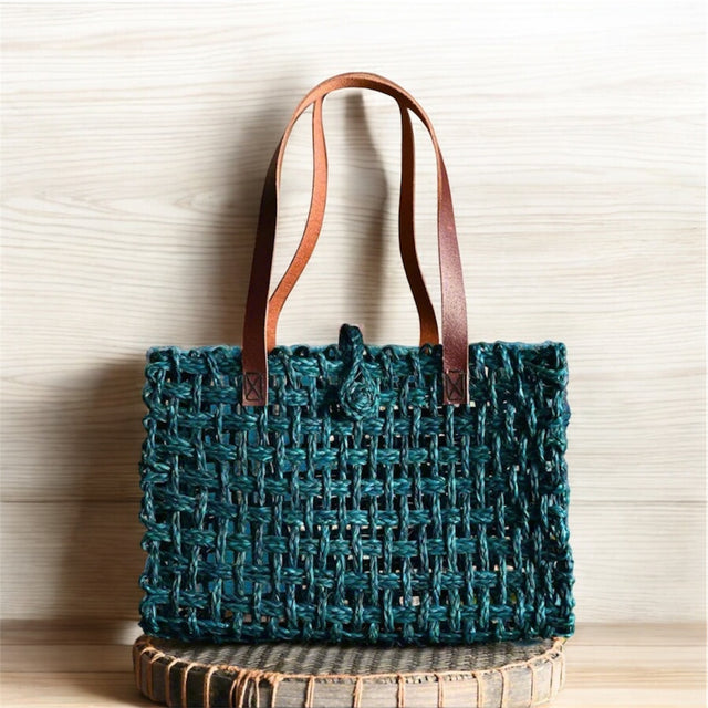 The Summer Tote in Deep Teal